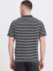 Blend Blue Dial Textured Knit Polo Shirt - Image 2 of 5