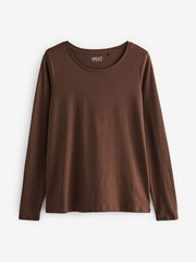 Neutral Long Sleeve Crew Neck Tops 3 Pack - Image 9 of 11