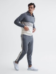 Reiss Airforce Blue Wix Knitted Joggers - Image 1 of 7