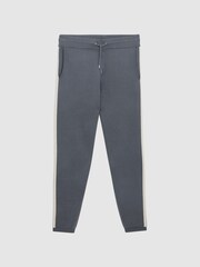 Reiss Airforce Blue Wix Knitted Joggers - Image 2 of 7