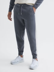 Reiss Airforce Blue Wix Knitted Joggers - Image 6 of 7