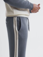 Reiss Airforce Blue Wix Knitted Joggers - Image 7 of 7