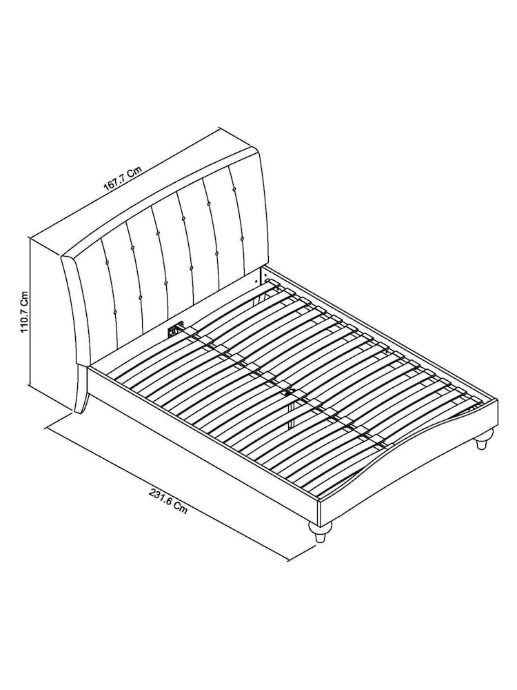 Bentley Designs Soft Grey Montreux Upholstered Bed - Image 4 of 4
