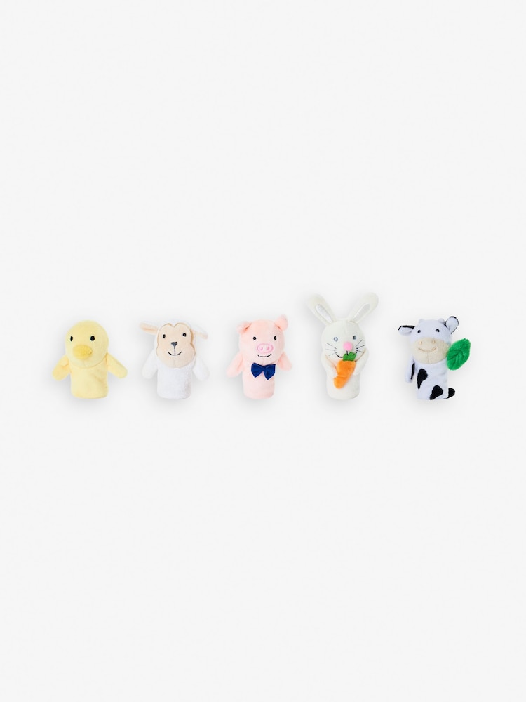 JoJo Maman Bébé Farm Animal Finger Puppets - Image 1 of 7