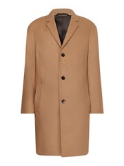 Calvin Klein Brown Recycled Wool Cashmere Coat - Image 5 of 7