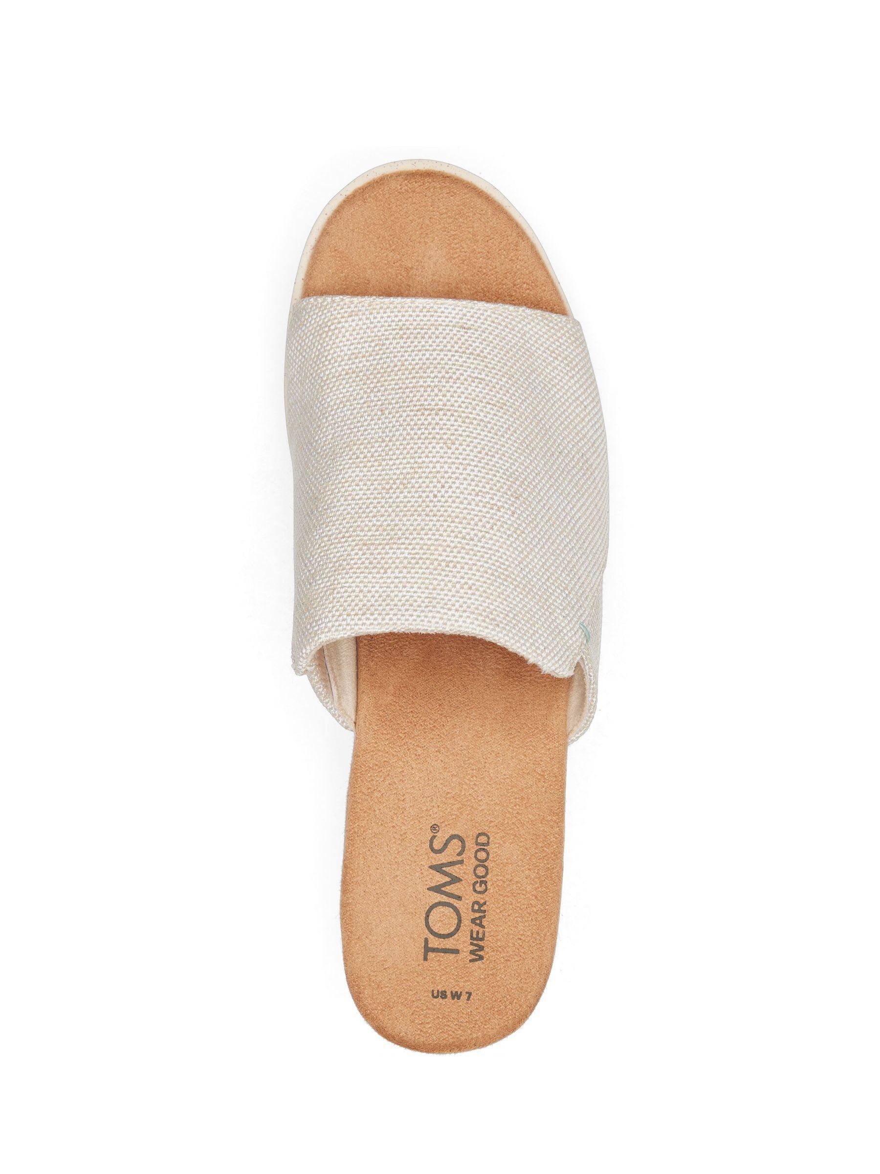 Buy TOMS Natural Yarn Dye Standard Fit Diana Wedge Sandal from the Next ...