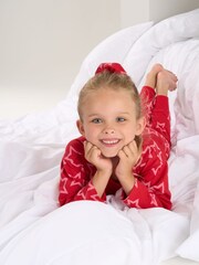 Angel & Rocket Red Amelia Star Pyjamas - Image 2 of 5