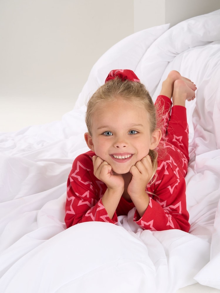 Angel & Rocket Red Amelia Star Pyjamas - Image 2 of 5