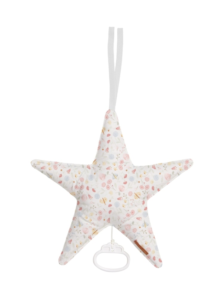 Little Dutch Pink Star-Shaped Flowers & Butterflies Music Box - Image 1 of 1