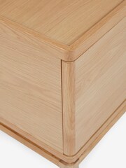 Jasper Conran London Oak Belgrave Oak Wide TV Unit - Image 6 of 9