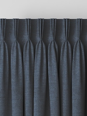 Ink Blue Paso Made To Measure Curtains - Image 5 of 9