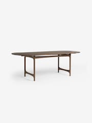 MADE.COM Walnut Oak Veneer Maggie Extending Dining Table - Image 6 of 6