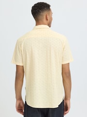Blend Yellow Aulia Textured Open Knit Shirt - Image 2 of 5