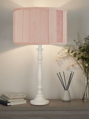 Searchlight White Lumi Candlestick Table Lamp - Image 3 of 4