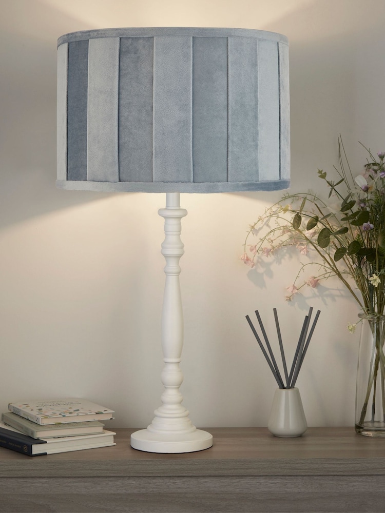 Searchlight White Lumi Candlestick Table Lamp - Image 4 of 4