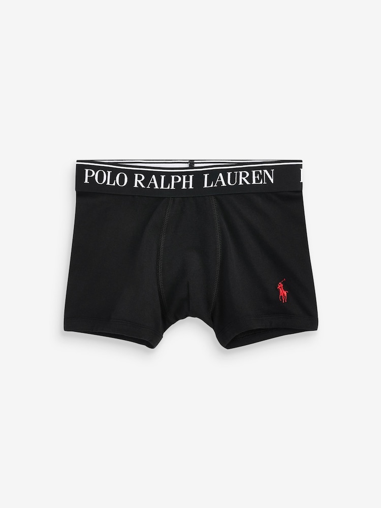 črna - Polo Ralph Lauren deški komplet 5 raztegljivih bokseric z logotipom - Slika 2 iz 2