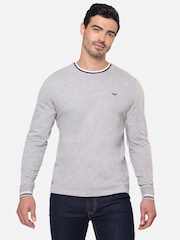 Threadbare Blue Long Sleeve 100% Cotton T-Shirts 2 Packs - Image 2 of 3