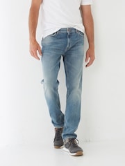 FatFace Blue Slim Authentic Wash Jeans - Image 1 of 5