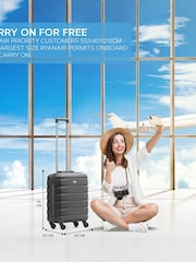 Flight Knight Ryanair Priority 4 Wheel ABS Hard Case Cabin Carry On Suitcase 55x40x20cm  Set Of 2 - Image 10 of 10