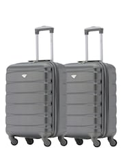 Flight Knight Ryanair Priority 4 Wheel ABS Hard Case Cabin Carry On Suitcase 55x40x20cm  Set Of 2 - Image 3 of 10