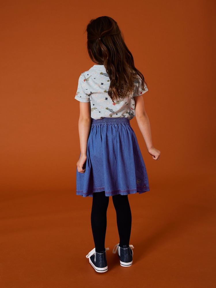 White Stuff Blue Nora Denim 100% Cotton Skirt - Image 2 of 6 White Stuff Blue Nora Denim 100% Cotton Skirt - Image 2 of 6