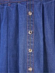 White Stuff Blue Nora Denim 100% Cotton Skirt - Image 6 of 6