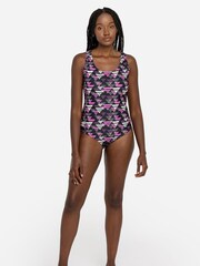 Umbro Printed Raceback Black Swimsuit - Image 3 of 6