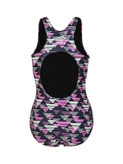 Umbro Printed Raceback Black Swimsuit - Image 6 of 6