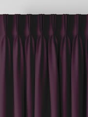 Aubergine Purple Montero Velvet Made To Measure Curtains - Image 5 of 9