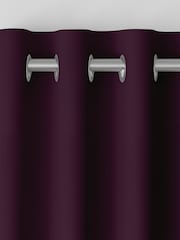 Aubergine Purple Montero Velvet Made To Measure Curtains - Image 7 of 9