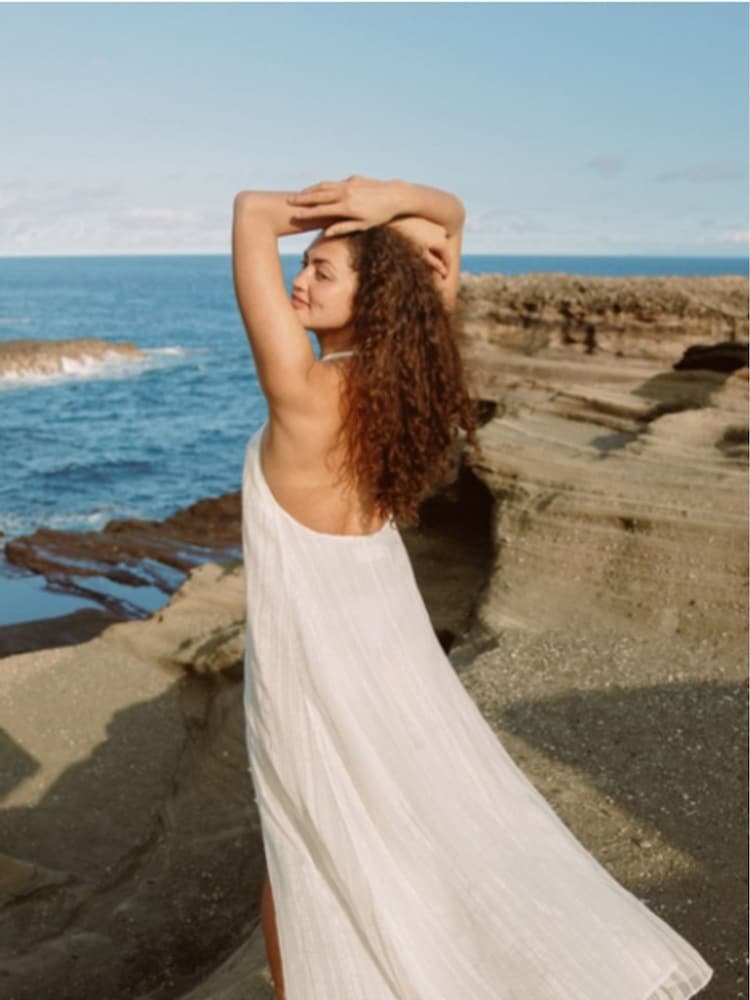 Sundress Bea White Viscose Dress - Image 5 of 5
