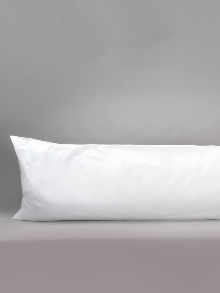 Slumberdown Little Slumbers Body Support Pregnancy 100% Cotton White Pillow - Image 2 of 5