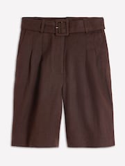 Boden Chelsea Belted Linen Shorts - Imagen 1 de 1