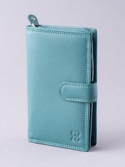 Lakeland Leather Teal Green Medium Tab Purse - Image 1 of 5
