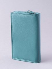 Lakeland Leather Teal Green Medium Tab Purse - Image 2 of 5