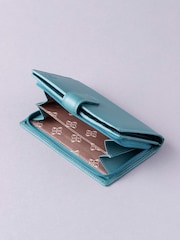 Lakeland Leather Teal Green Medium Tab Purse - Image 3 of 5