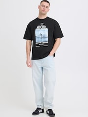 Blend Black Kyros Printed Crew Neck T-Shirt - Image 3 of 5