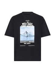 Blend Black Kyros Printed Crew Neck T-Shirt - Image 5 of 5