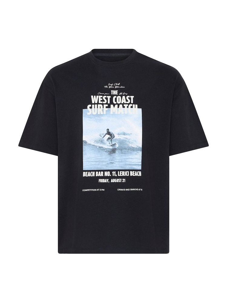 Blend Black Kyros Printed Crew Neck T-Shirt - Image 5 of 5 Blend Black Kyros Printed Crew Neck T-Shirt - Image 5 of 5