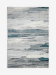 Blue Foy Abstract Stripe Rug - Image 6 of 6