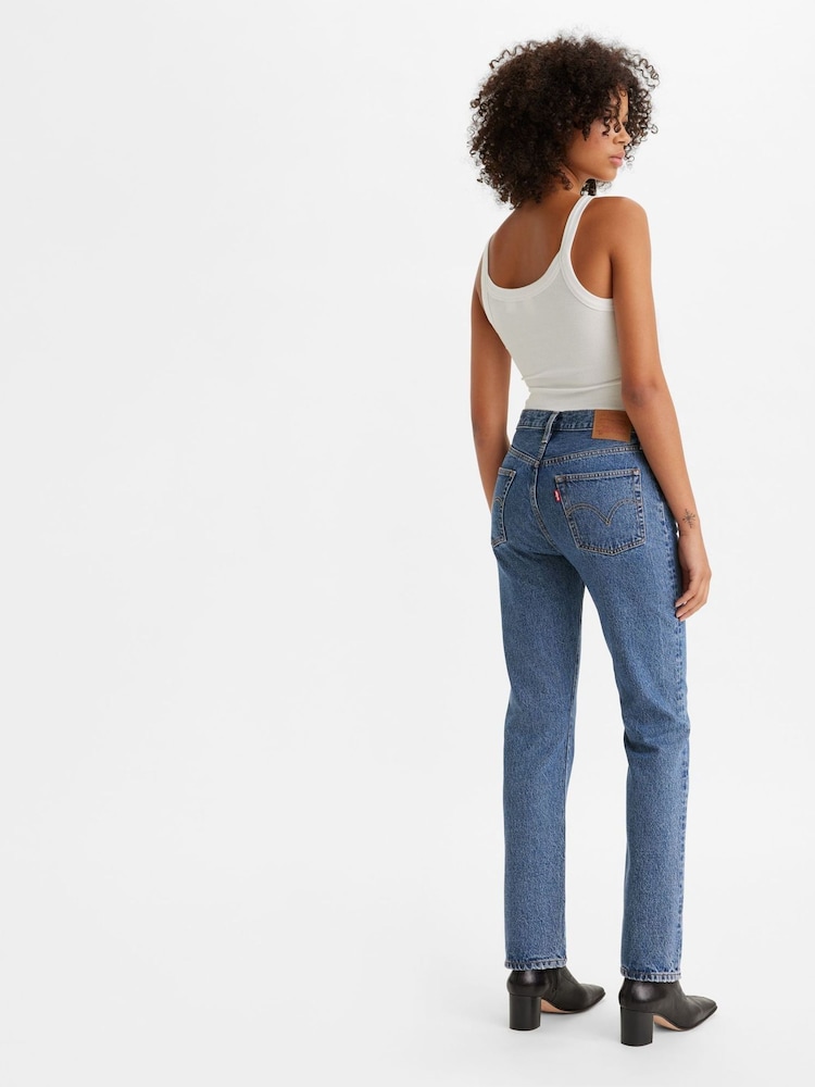 Levi's® Denim Bleach Wash 501® Original Jeans - Image 2 of 6