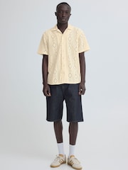 Blend Cream Akon Open Knit Shirt - Image 3 of 4