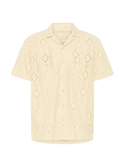 Blend Cream Akon Open Knit Shirt - Image 4 of 4