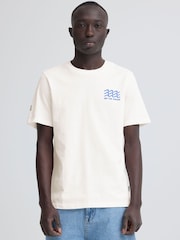Blend White Sun Island Crew Neck T-Shirt - Image 1 of 5