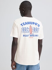 Blend White Sun Island Crew Neck T-Shirt - Image 2 of 5