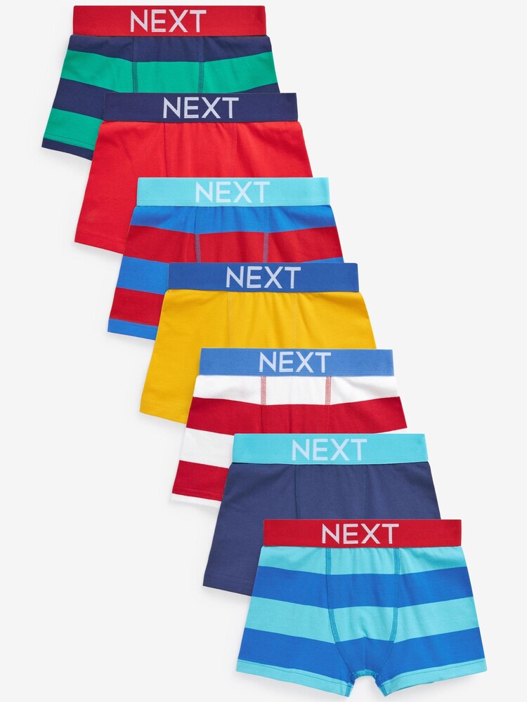 Kontraststreifen - Unterhosen 7er-Pack (2–16Jahre) - Bild 1 von 2