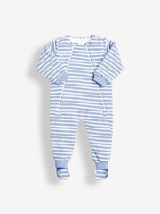 JoJo Maman Bébé Blue Stripe 2.5 Tog Sleep Snuggler - Image 1 of 1