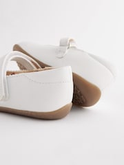 White Standard Fit (F) Butterfly Mary Jane Shoes - Image 5 of 5