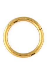 Orelia London Clean Metal Clicker Hoop Earrings - Image 1 of 2