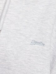 Superdry Grey Organic Cotton Embroidered Logo Sweat Dress - Image 5 of 5